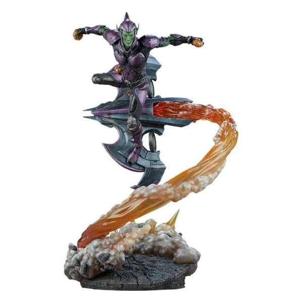 PCS Statuett Grön Goblin Marvel Future Revolution 48 cm — Handmålad resin Grön