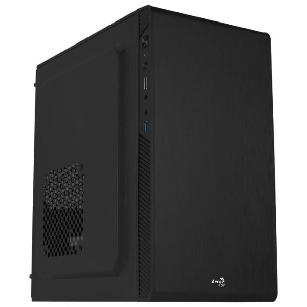 Aerocool CS106 - Micro ATX PC-fodral - USB 3.0 - Svart