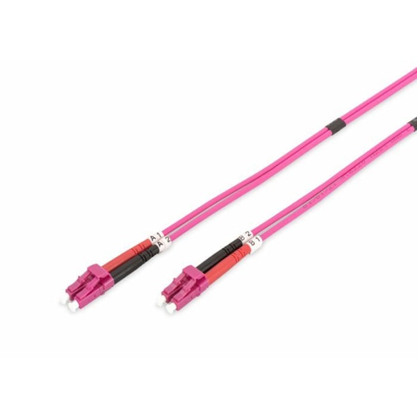 Optisk Fiberkabel - Ej specificerad - OM4 - Duplex 50/125 - 2 m - Lila