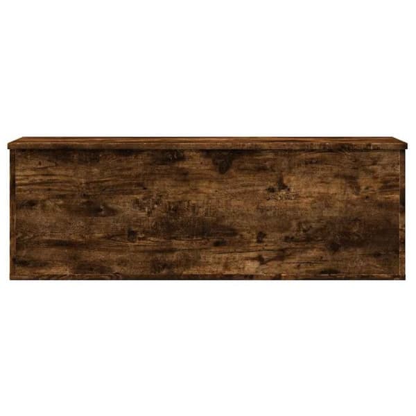 Förvaringslåda ek rökt 102x35x35 cm ingenjörsträ