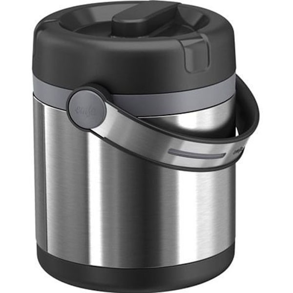 Termos - Termolunch - Mobilitet - 1,2 L - Svart - Modernt - Design Svart