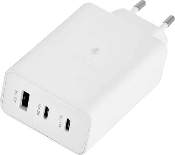 Laddare - väggadapter Denmen - 34769 - Väggladdare CHARGEUR MURAL PD 2xUSB-C 1xUSB EP-T6530 65W VIT BULK (45)
