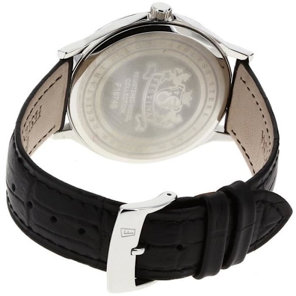 Klocka - FESTINA - F16745-1 - Svart läder - 5 ATM vattentät - Klassisk analog Svart