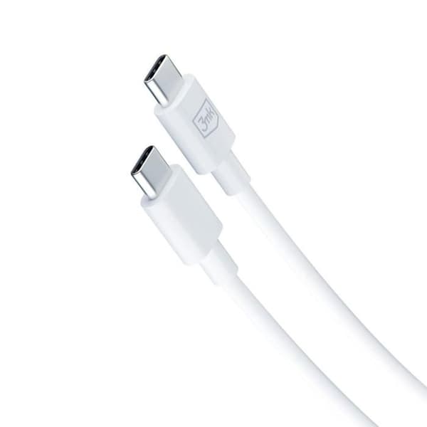 Laddare - 3MK - Hyper - 25W - USB-C - Vit Vit