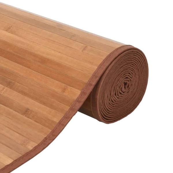Rektangulär naturlig matta 60x300 cm bambu