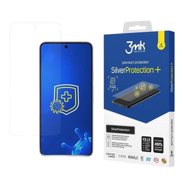 Skydd - 3MK SKYDD - Google Pixel 8 5G - Silver - Antimikrobiellt belägg - Förstärkt skärm