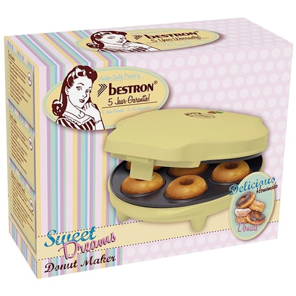 Munkmaskin - Bestron - ADM218SD - 700W - Non-stick tallrikar - Pastellgul