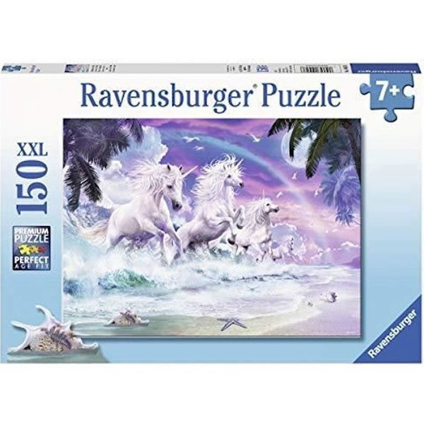Unicorns on the Beach Puzzle - Ravensburger - 150 bitar - För barn från 7 år och uppåt