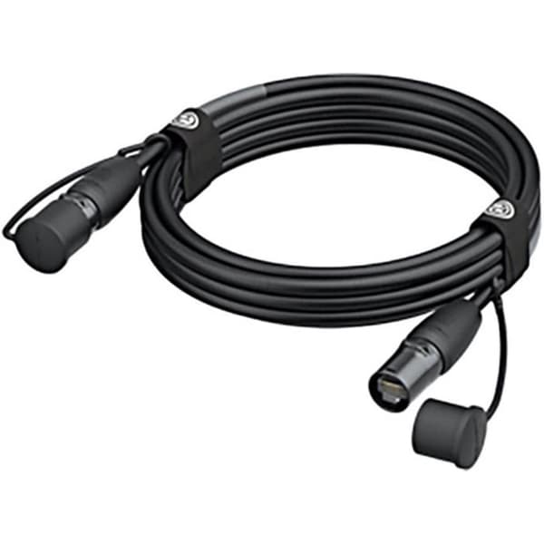 Nätverkskabel RJ45 - Neutrik - 2 m - Svart - 1 styck - etherFLEX TOP CAT5e - etherCON TOP-kontakter
