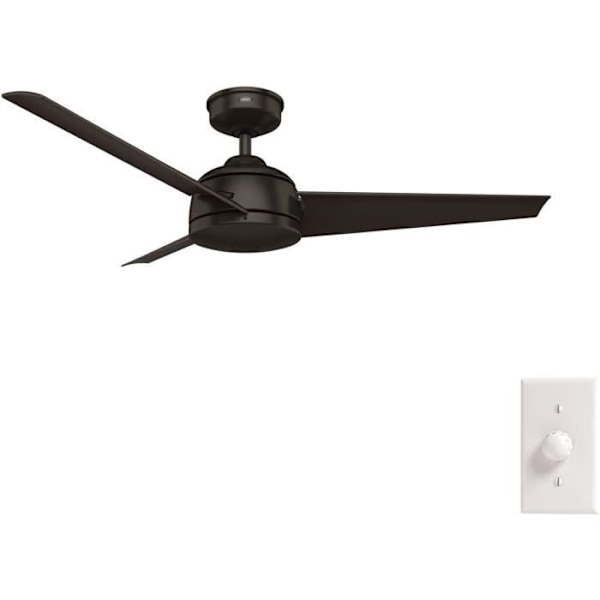 Takfläkt - HUNTER FAN - Trimaran - 132 cm - Korrosionsbeständig - Väggkontroll Cacao Brossé