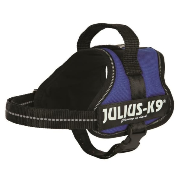 Julius-K9 Power Harness - Mini-Mini - S: 40-53 cm-22 mm - Blå - För hundar