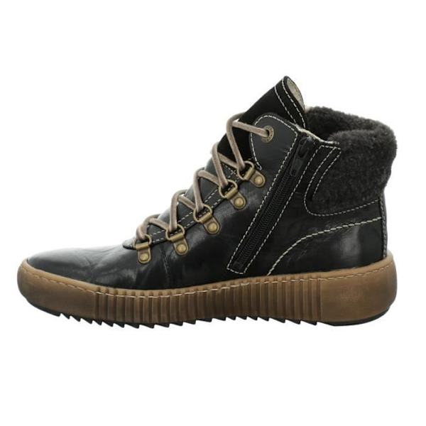 Bottines - JOSEF SEIBEL - Maren 17 - Nappa-läder - Snörning - Foder i plysch Svart 38
