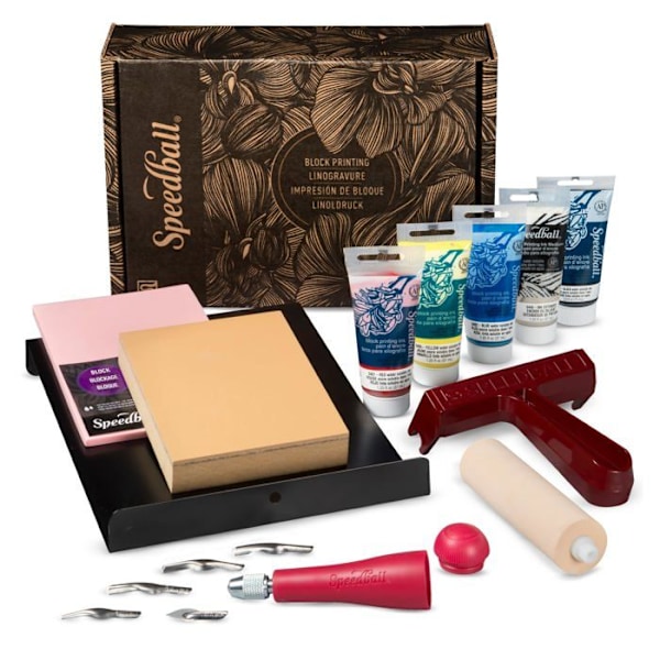 Speedball stämpel set - 11203472 - Deluxe Block trycksats