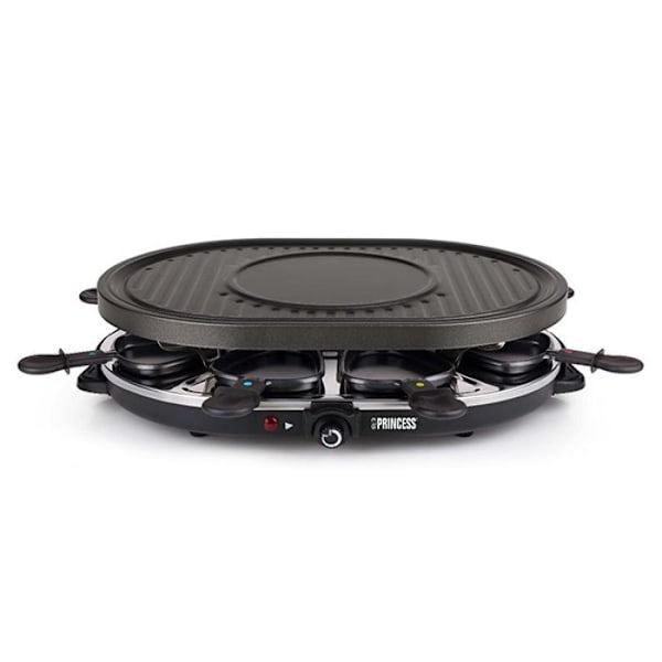 Princess 162700 raclettegrill - Oval - 8 personer - 1200 W