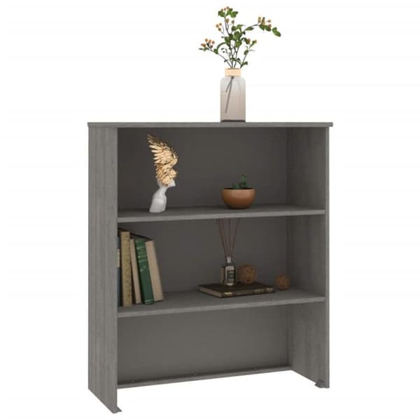 vidaXL HAMAR Sideboard Top Ljusgrå 85x35x100 cm Furu 340511