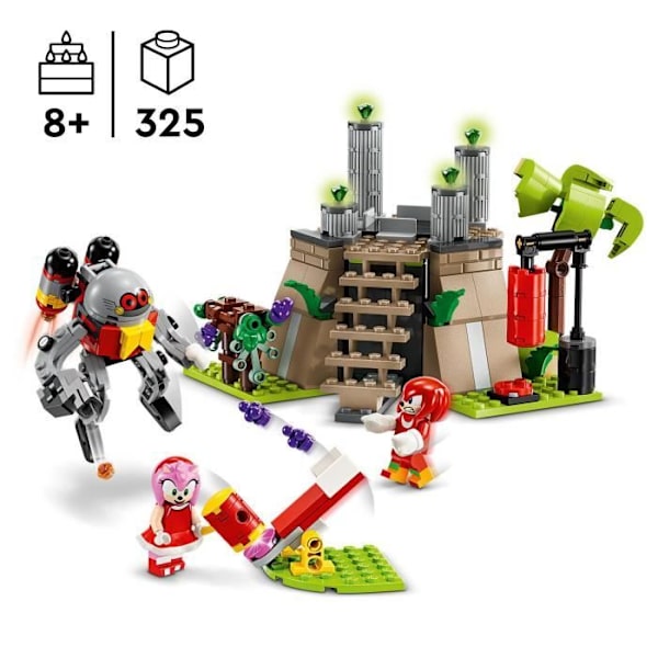 LEGO® Sonic the Hedgehog 76998 Knuckles and the Shrine of the Master Emerald Gamer Set Flerfärgad