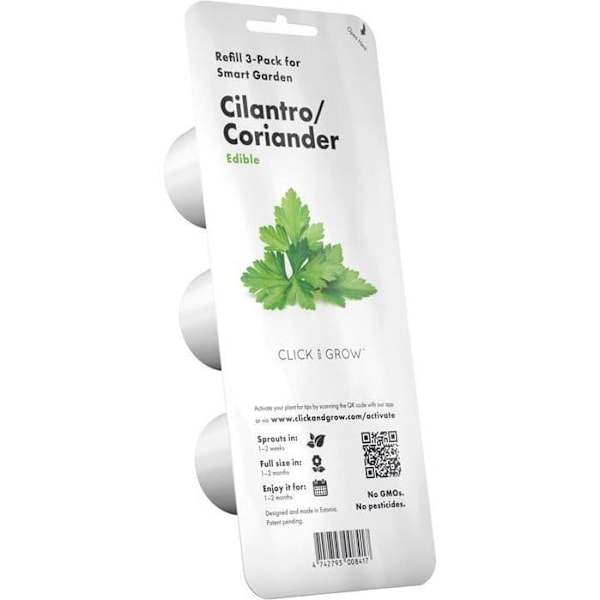 EMSA Click&Grow korianderkapslar - Set med 3 - Plast - Grön
