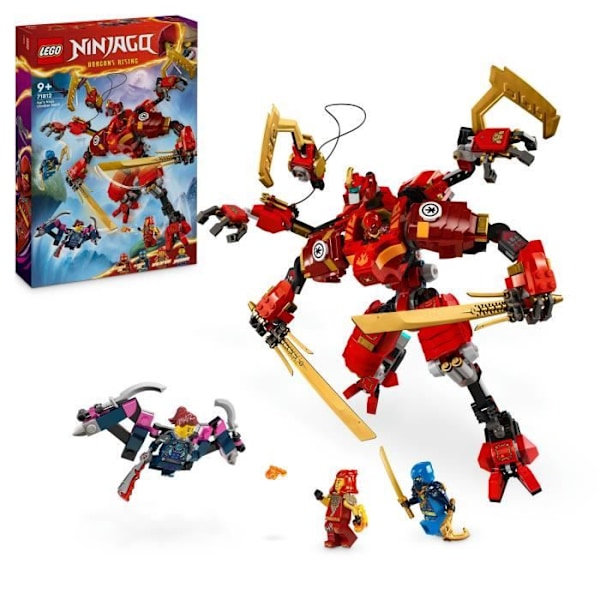 LEGO NINJAGO 71812 Kais Ninja klätterrobot, äventyrslekset för barn Flerfärgad