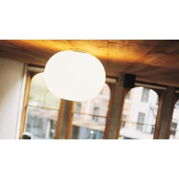 Flos Mini GLO-Ball C/W EU-SA BCO Glas Vit 11,2 x 8,5 cm - F4190009