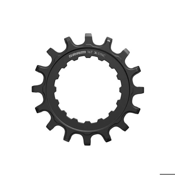 Plattform - SRAM - X-Sync - 18T - Stål - Kompatibel med Bosch - 8 växlar svart