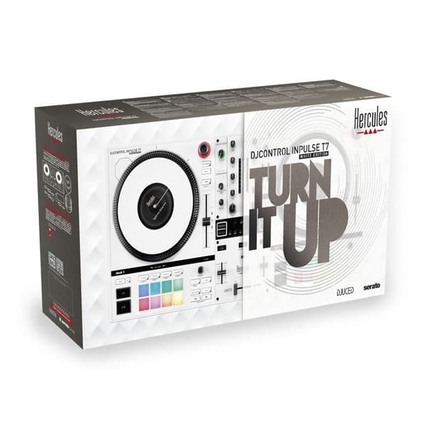 Hercules DJ DJ Control Inpulse T7 vit Limited Edition DJ-kontrollör Vit
