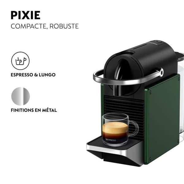 Maskin för kaffe Nespresso Krups Pixie Mörkgrön YY5291FD Mörkgrön