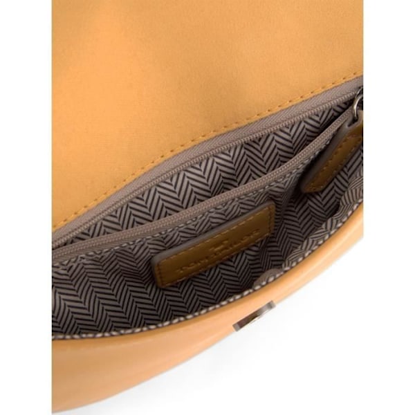 Sacoch - TOM TAILOR - Lotta Flap Bag M - Färg Gul - 100% Polyuretan - Dimensioner 21x20x7 cm Orange