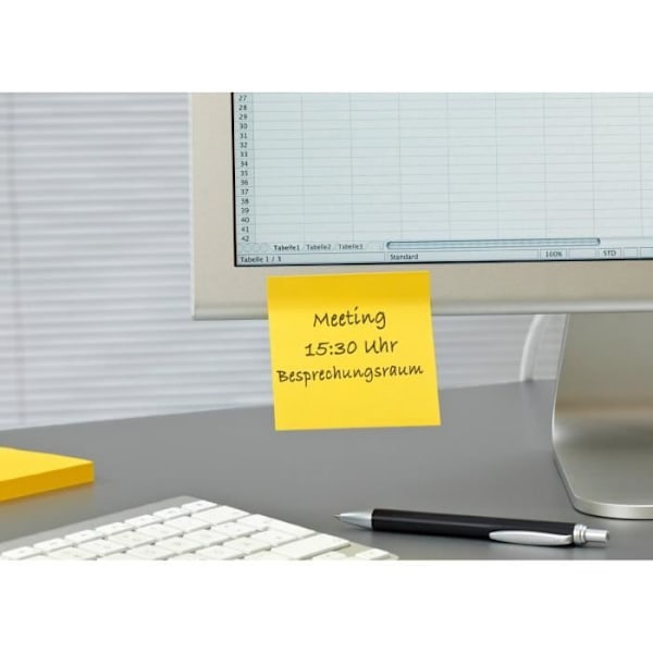 POST-IT Super Sticky anteckningsblock - Påsklilja gul Påsklilja gul