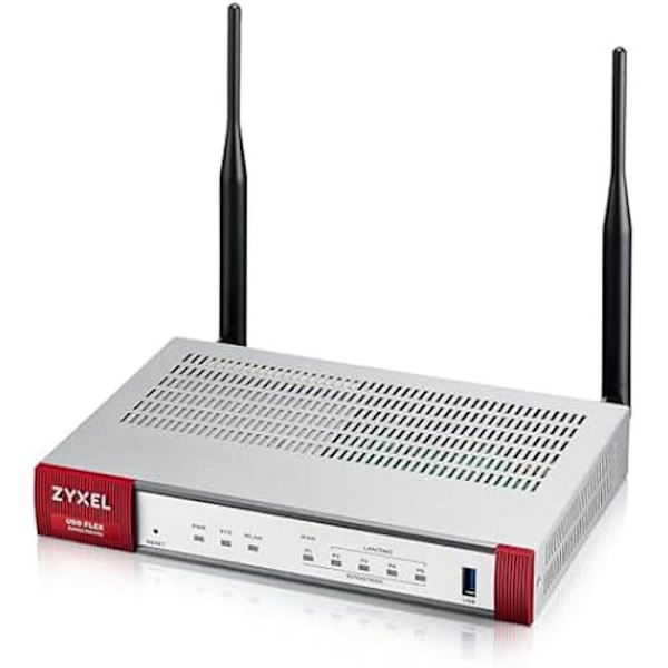 Brandväggsenhet - ZYXEL - ZyWALL USG Flex 100AX - 900 Mbps hastighet - Multi-WAN-stöd - Enhetlig säkerhet