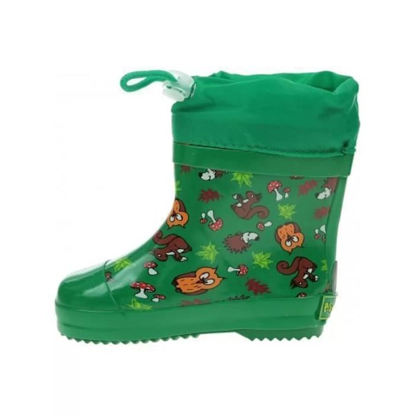 Regnboots baby - PLAYSHOES - Låga skogsdjur - Grön - Gummi - Vattentålig Grön 21