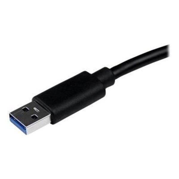 USB 3.0 till GbE nätverksadapter med USB-port - Gigabit Ethernet nätverkskort USB till RJ45 - Svart - USB31000SPTB