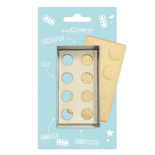 Decoupoir embosseur brique - Scrapcooking
