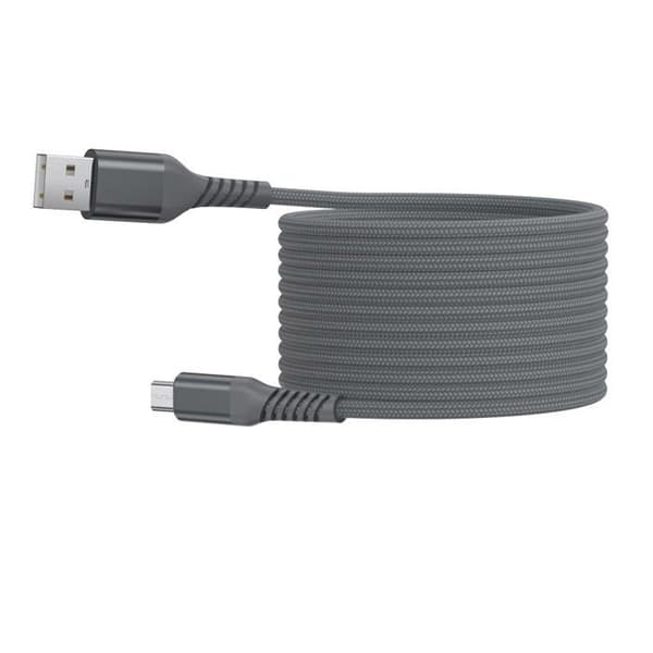 USB-kabel till Micro USB - WE - 2m - Ultra Resistent - Flätad Nylon - Laddning och Synkronisering