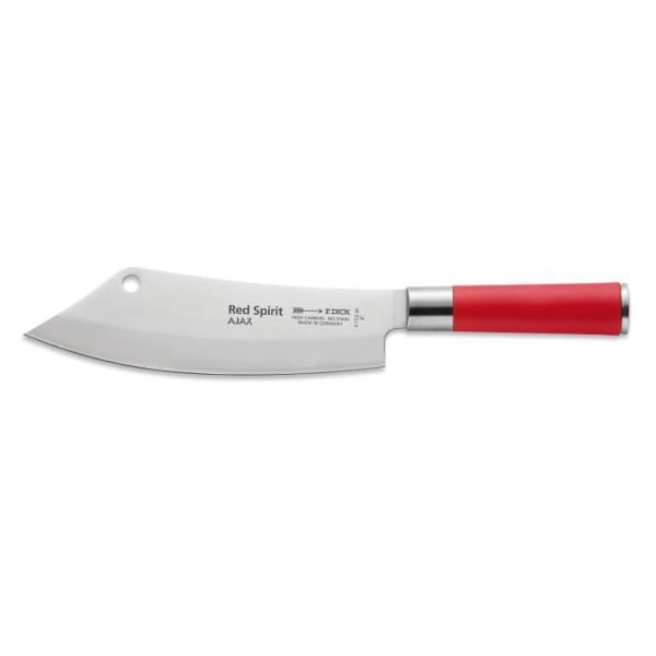 DICK Kockkniv AjaDICK Red Spirit | 20cm professionell kökskniv i rostfritt stål | Hårdhet 56° HRC Röd