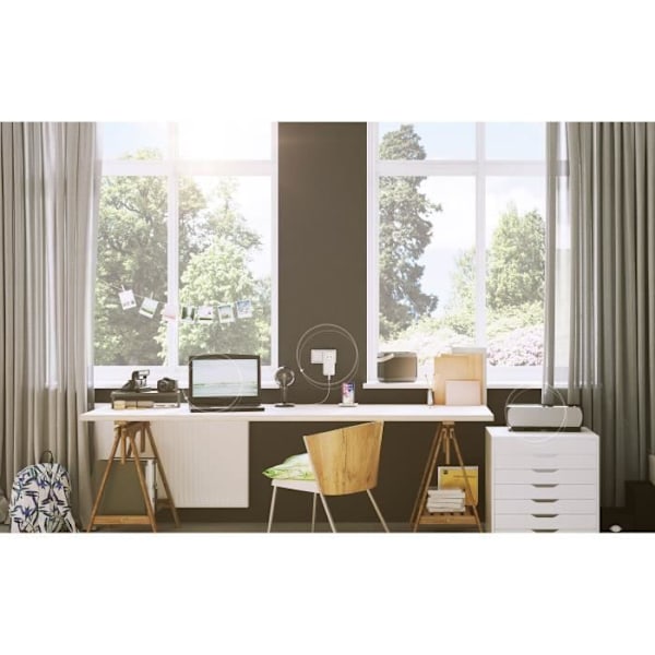 DEVOLO Magic 1 LAN - Startpaket - 2 PLC-adaptrar - 1200 Mbits/s