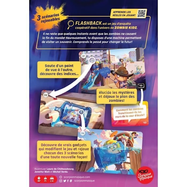 Flashback Zombie Kidz - Brädspel Flerfärgad