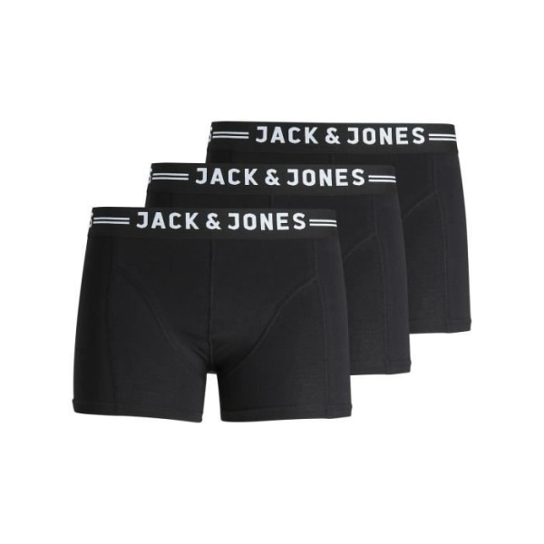 Förpackning med 3 barnboxers Jack & Jones Sense - svart/svart/vit svart/svart/vit 8 år