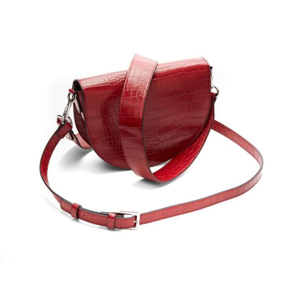 Axelremsväska - s.Oliver - Crossover Bag - Röd - 24x18x6 cm - 100% polyuretan Röd
