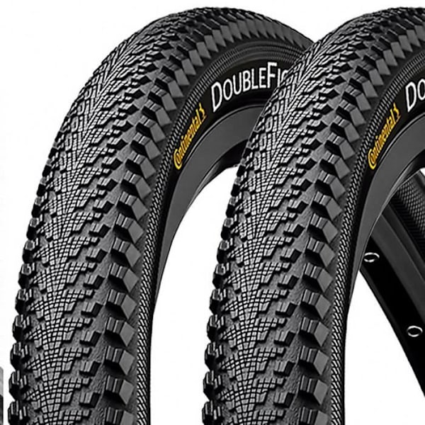 Continental Doublefighter III 47-305 Rigid MTB-däck - svart - 16 x 1,75