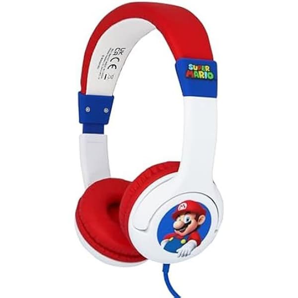 OTL - Juniorhörlurar - Super Mario White Vit