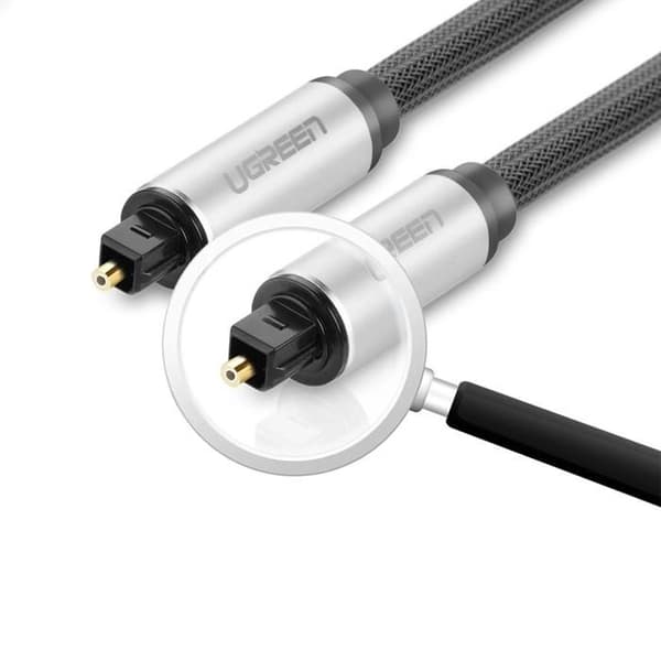 Optisk Kabel - UGREEN - AV108 - 2 meter - Toslink - SPDIF - Stereo Ljud
