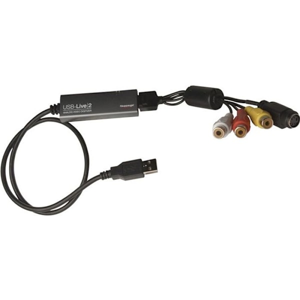 HAUPPAUGE Videoinsamlingskort för PC WIN TV USB LIVE 2 - USB 2.0 - Upplösning: 720 x 480 (NTSC), 720 x 576 (PAL)