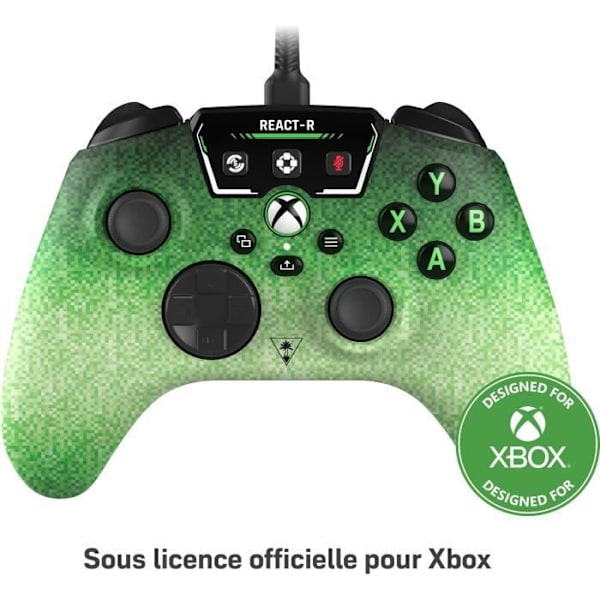 Trådbunden spelkontroll - TURTLE BEACH - REACT-R - Pixel - Xbox & Windows Grön