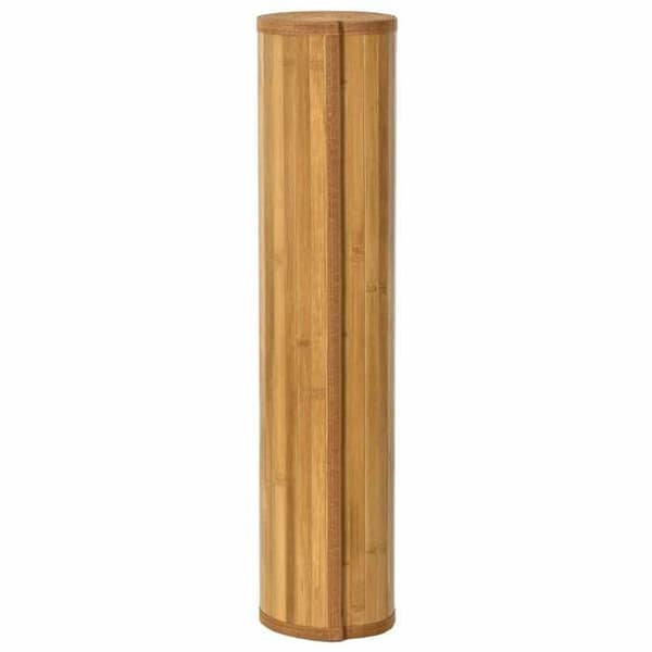 vidaXL Rektangulär matta naturlig 100x300 cm bambu 376949