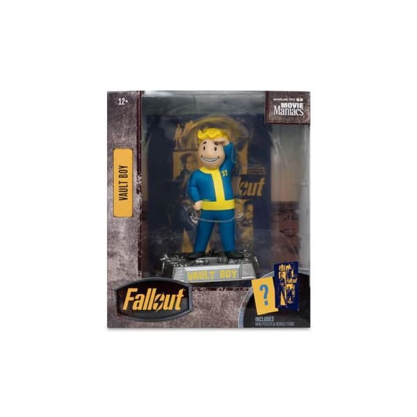 Rörlig figur - MCFARLANE - Vault Boy (Version 3) - 12,7 cm - Bas och mini-poster ingår - Hemlig bonusartikel