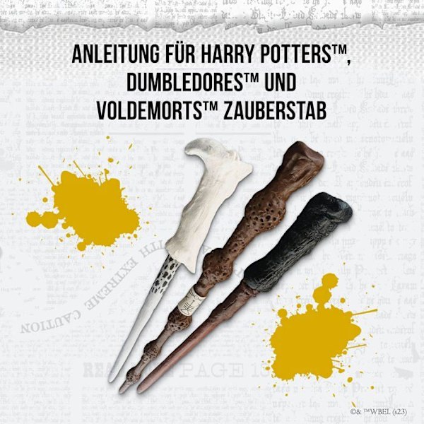 Tillbehör - reservdels vetenskapligt spel Kosmos - 604653 - Harry Potter - Zauberstäbe: Bastel-Set