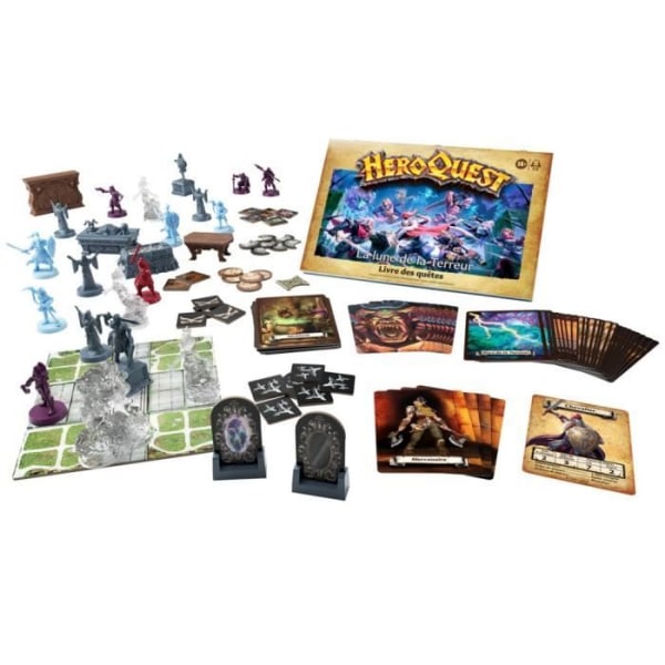 HeroQuest, Terror Moon quest-paket, HeroQuest-spelsystem krävs, rollspel för 2 till 5 spelare från 14 år och uppåt Flerfärgad