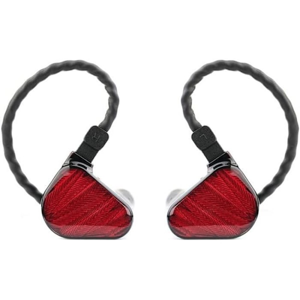 TRUTHEAR x Crinacle ZeroRed In-ear hörlurar med dubbla dynamiska drivare röd