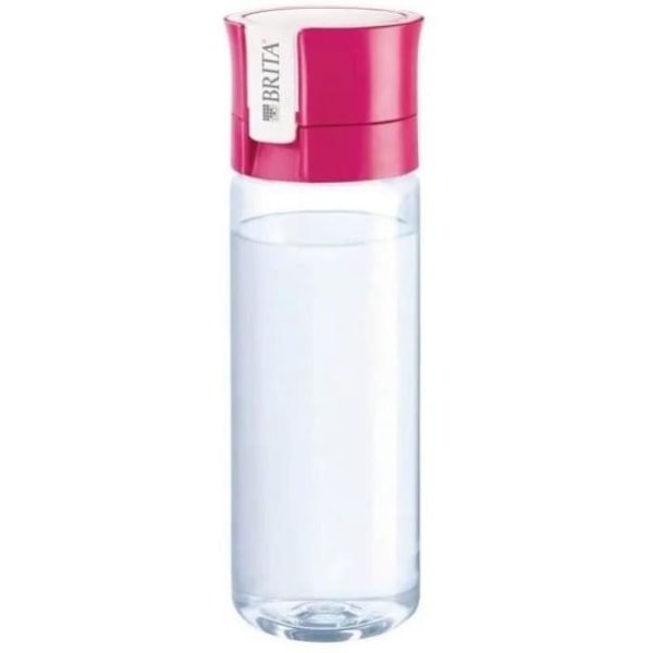 BRITA rosa transparent filterflaska - 1 MicroDisc-filter ingår rosa