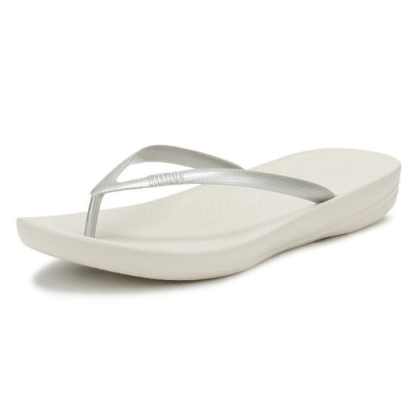 Damsandaler - FitFlop - iQushion - Vit och Silver - Bekväm och vattentät Silver 40